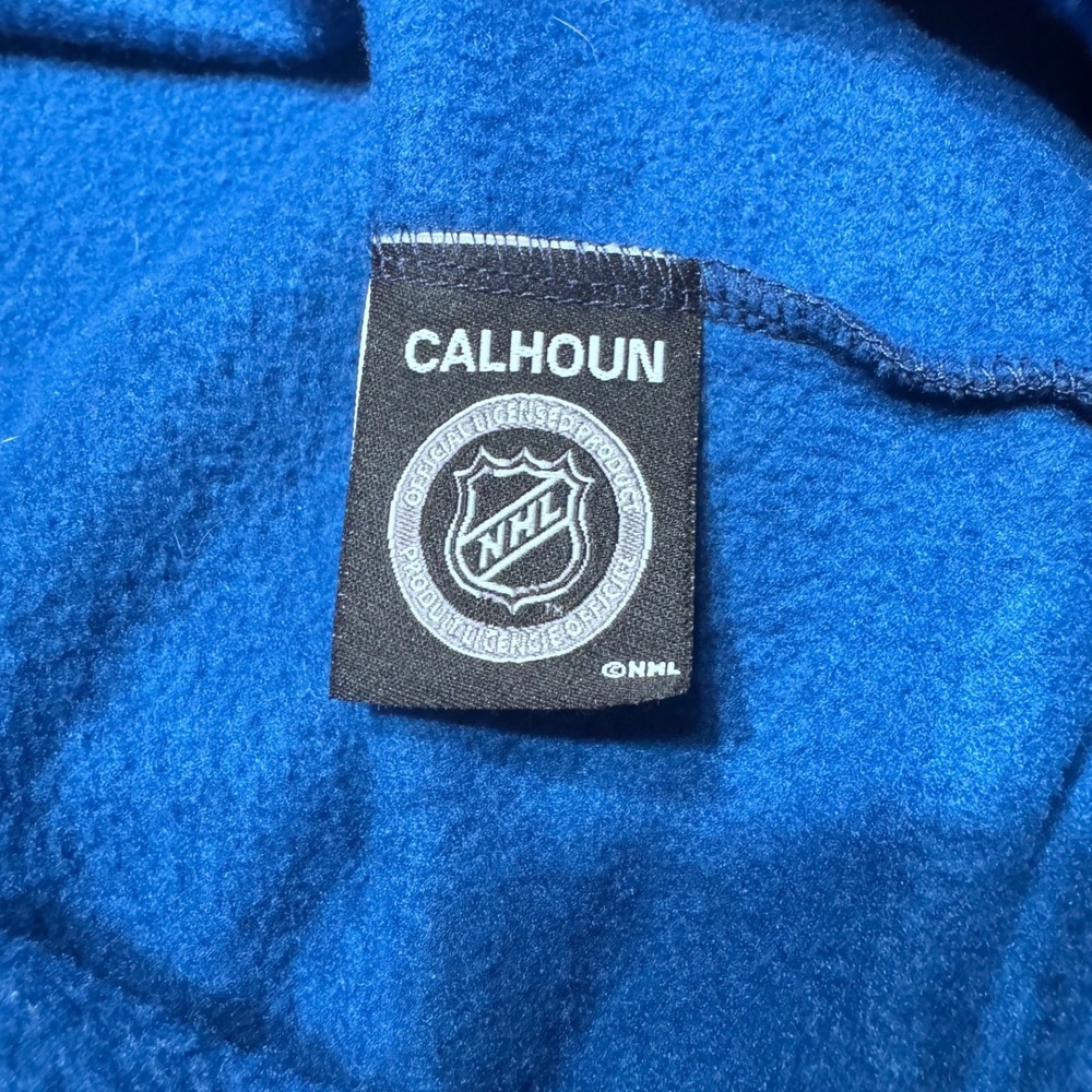 Calhoun Hoodie Mens Large NHL New York Rangers Blue Blokcore Sporty Pullover 936 - Picture 8 of 11